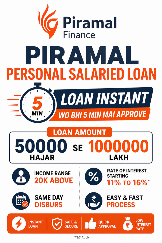 piramal personal loan